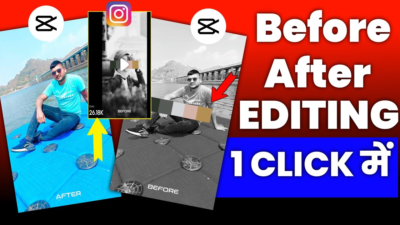 Before and After Video Editing | New Trending Reels Video Editing - YouTube