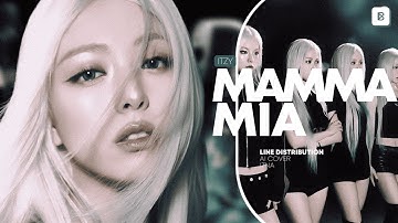 What if ITZY sang MAMMA MIA by IZNA? Line Distribution (AI Cover / Color Coded)