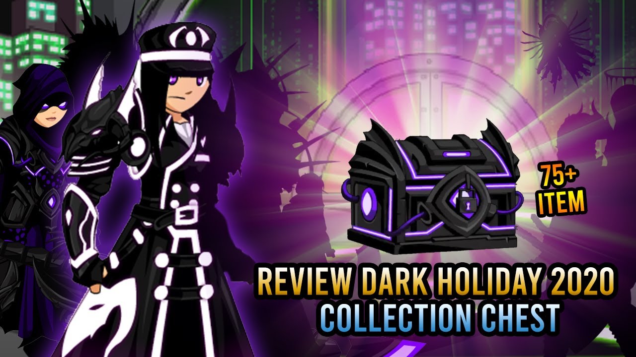 =AQW Indonesia= DARK HOLIDAY COLLECTION CHEST 2020 (75+ Item) Black