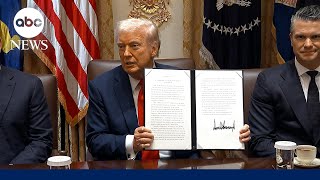 Trump says there will be 'everlasting peace' in the Middle East