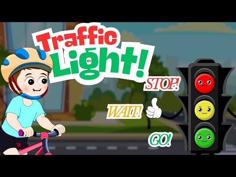 Traffic Lights Song | Kids Song | Red Light Red Light what do you say
