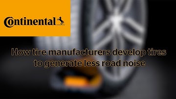 How tire manufacturers develop tires to generate less road noise