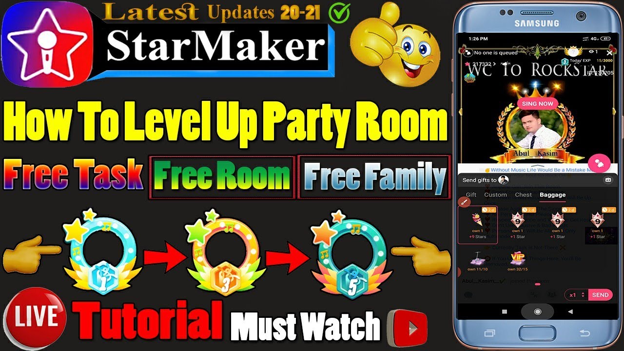 How To Level Up Party Room On Starmaker how-to-level-up-party-room-on-starmaker
