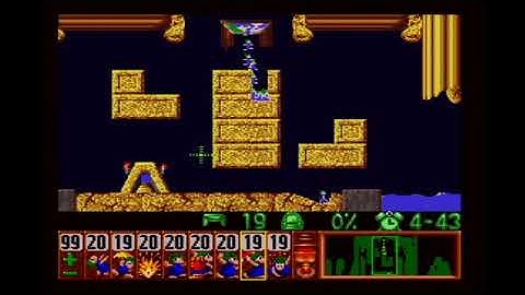 Lemmings (SNES) Fun 10: Smile if you love Lemmings