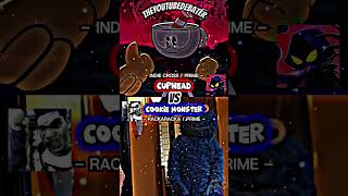 Cuphead vs Cookie Monster #edit || indie cross #vs rackaracka || #cuphead #indiecross #rackaracka