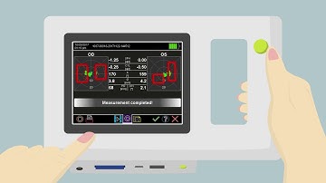(plusoptiX A12) Video 5 - Checking the measurement results
