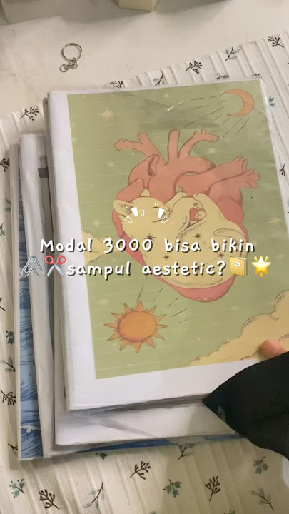 Aesthetic book cover tutorial from HVS paper🌟📔✂️