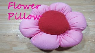 How to make a DIY flower pillow easy.