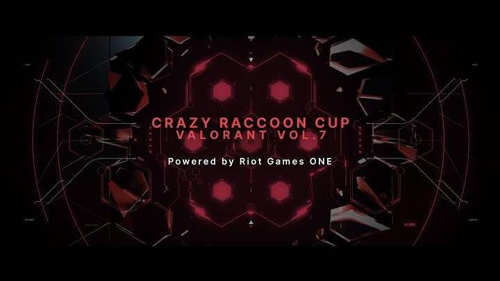 Crazy Raccoon Cup VALORANT Vol.7 オープニング映像