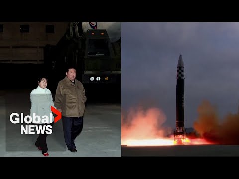 North korea broadcasts icbm missile launch, kim jong un reveals daughter for 1st time