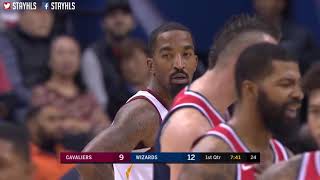 JR Smith Gets Technical Foul