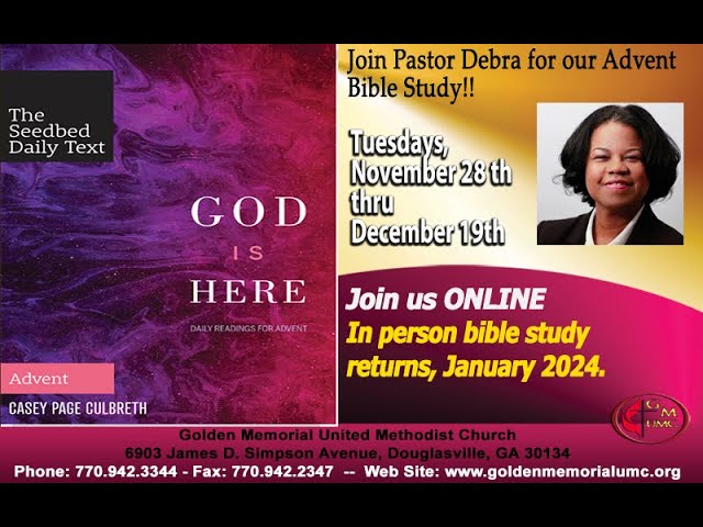 12-19-2023  - Advent Bible Study