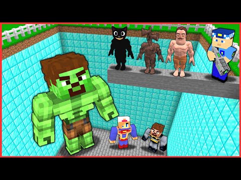 ÖLƏNSƏN SUPER kasıb AİLƏNİN ÇUHURUNA DÜŞƏSƏR! 😱 - Minecraft