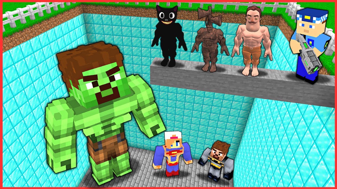 ÖLÜRSEN SÜPER FAKİR AİLESİ ÇUKURUNA DÜŞERSİN! 😱 - Minecraft