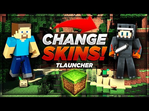 How to change Minecraft Skin! [Tlauncher - EASY - 2020]