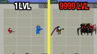 MAX LEVEL in Merge War Monster Fight Game