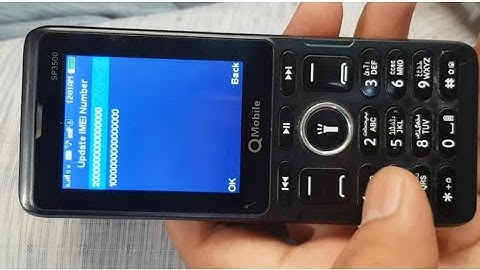 QMobile SP3500 IMEI Change Code