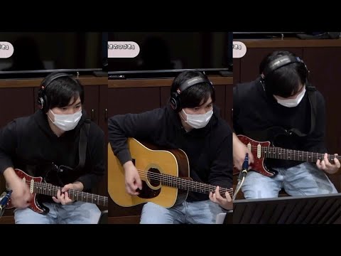 つばきファクトリー『七分咲きのつづき』アコースティック＆エレキギターREC重ね合わせ