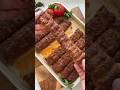 Spicy Turkish Sheet Pan Kebabs (Adana kebab). #shortsfood #food #cooking #lifestyle #recipes