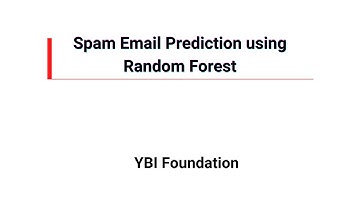 Spam Email Prediction | Random Forest | Real World Example | Python | Project | Tutorial | Hands-On