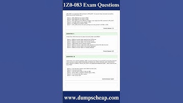 🔥 1Z0-083 Exam Questions: Oracle Database - Top Tips & Tricks! 🔥 | IT Exam Questions