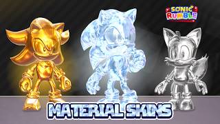 Sonic Rumble: The "Material Skins" Challenge