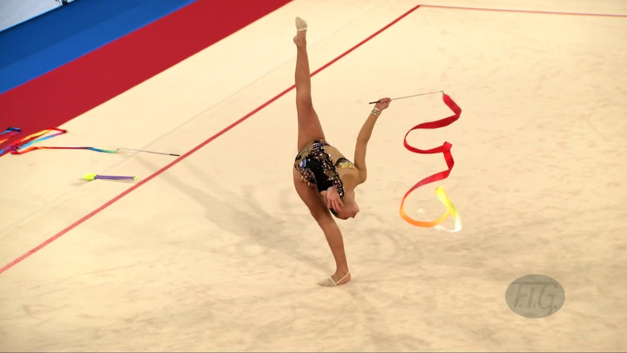 qualifications tradução KRASOVEC Brigita (SLO) - 2019 Rhythmic Junior Worlds, Moscow (RUS) - Qualifications Ribbon