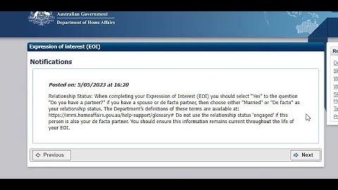 EOI Australia. Expression of Interest submission 2023 Step by step. How to submit EOI on your own