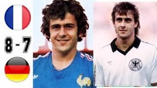 Germany 3 x 3 (5-4) France (Platini, Rummenigge) ● 1982 World Cup Extended Goals & Highlights HD