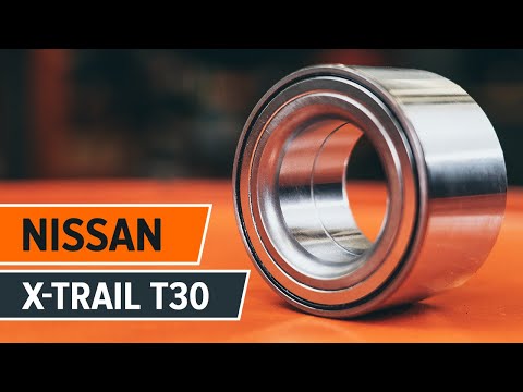 How to change front wheel bearing on NISSAN X TRAIL T30 [TUTORIAL AUTODOC]