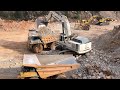 Liebherr 984 Excavator Loading Caterpillar 777C And Cat 775D Dumpers - Sotiriadis/Labrianidis Mining