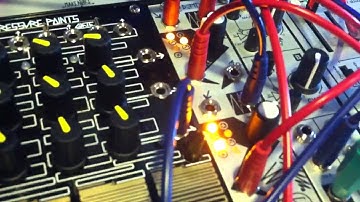 Moddemix D-LFO core patch on the Modular