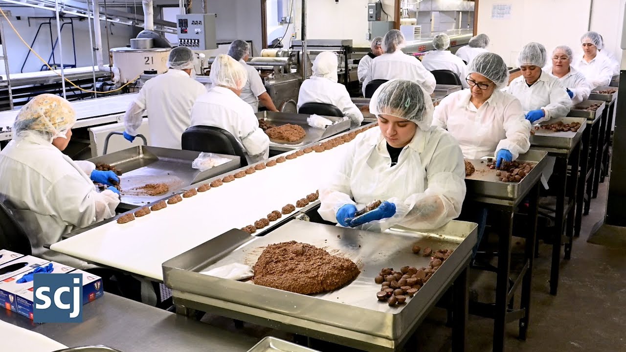 How the iconic Twin Bing candy is made