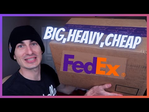 EBay Shipping: FedEx Explained | How To Ship Big Heavy Items Cheap On EBay Step By Step Tutorial