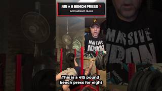 Was This 415x8 Bench Press FAKE?