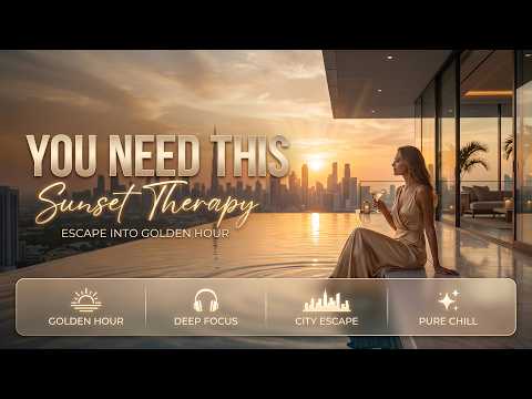 Sunset Therapy 🌅 Chillhouse Music – Luxury Rooftop Sunset Lounge | Full Deep House Album