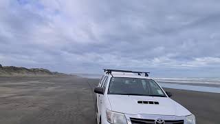 Muriwai beach Casting. 무리와이 비치 4WD 드라이브 1