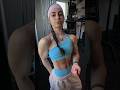 buff cotton candy vibes am i right? 😼🩵🩷 #gym #gymgirl #gymmotivation #bodybuilding