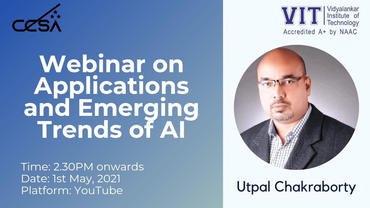 Webinar on Applications and Emerging Trends of Artificial Intelligence ...