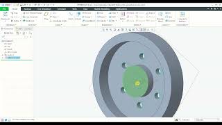 Axis Pattern Creo Parametric