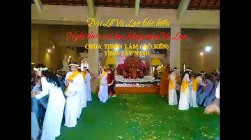 Đại lễ Vu Lan báo hiếu - Nghi thức cài hoa hồng mùa Vu Lan chùa Thiền Lâm ( Gò Kén ) Tây Ninh