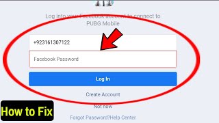 how to fix pubg mobile facebook login error || pubg mobile facebook login problem 2021