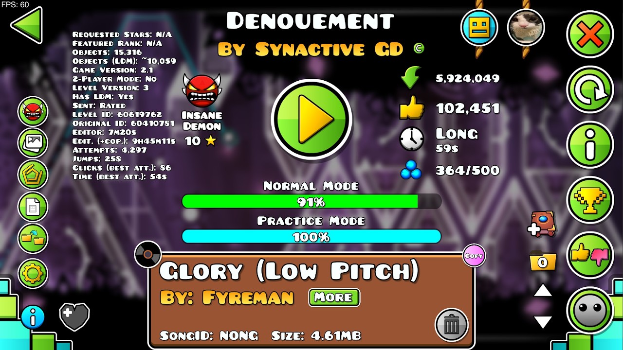 Geometry dash level request - YouTube