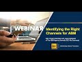 Identifying channels for ABM