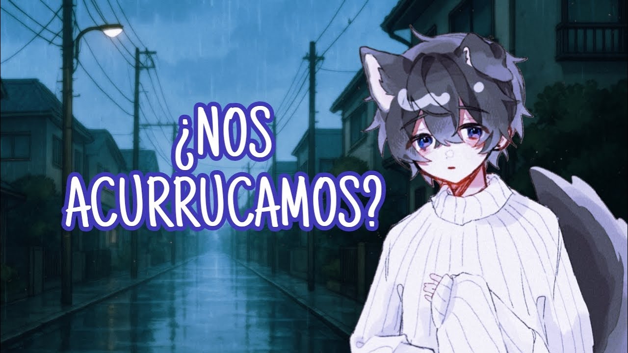 La fría lluvia nos atrapa juntos 🌧️ | Quedas atrapado junto con un femboy ❤️ 【ASMR ROLEPLAY】