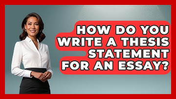 How Do You Write A Thesis Statement For An Essay? - Ultimate Study Hacks
