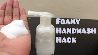 Homemade foaming handwash and save money | What the Hack #4