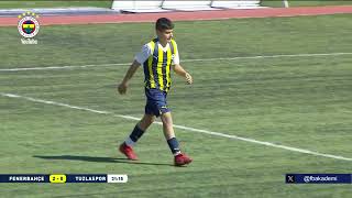 Maç Özeti̇ Fenerbahçe 5-0 Tuzlaspor U14 Ligi