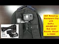 360° Rotating Backpack Clip with GoPro Ball Joint Buckle Mount in HINDI