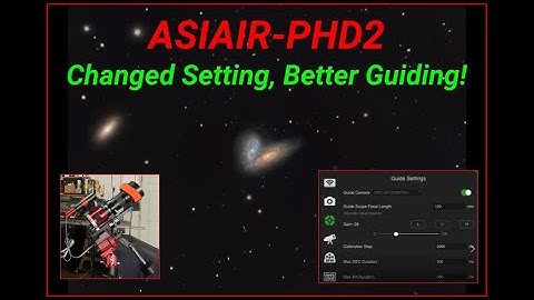 ASIAIR-PHD2 - Simple Change to a Setting, Better Guiding! #astro #astronomy